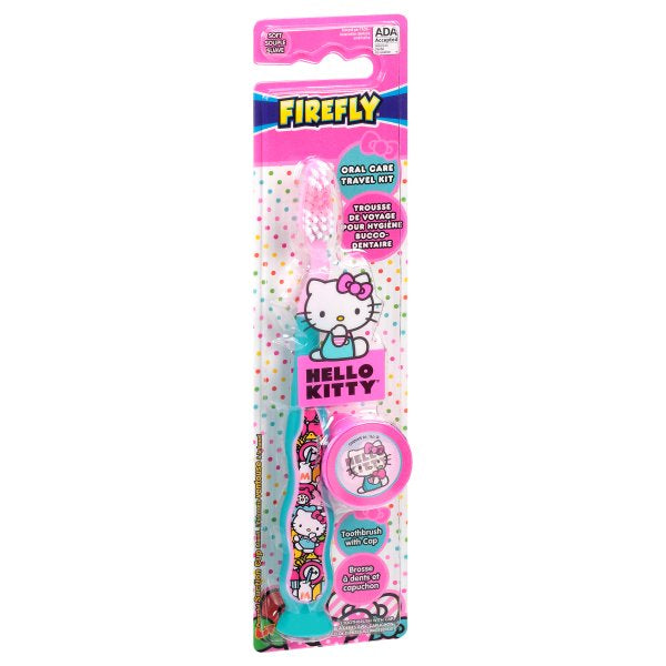 Hello Kitty 2pc Toothbrush With Cap