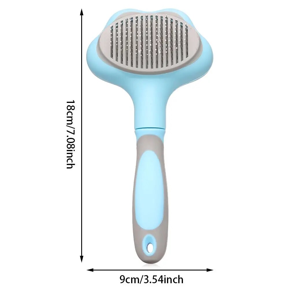 Self-cleaning Slicker Brush For Dogs And Cats Pet Grooming