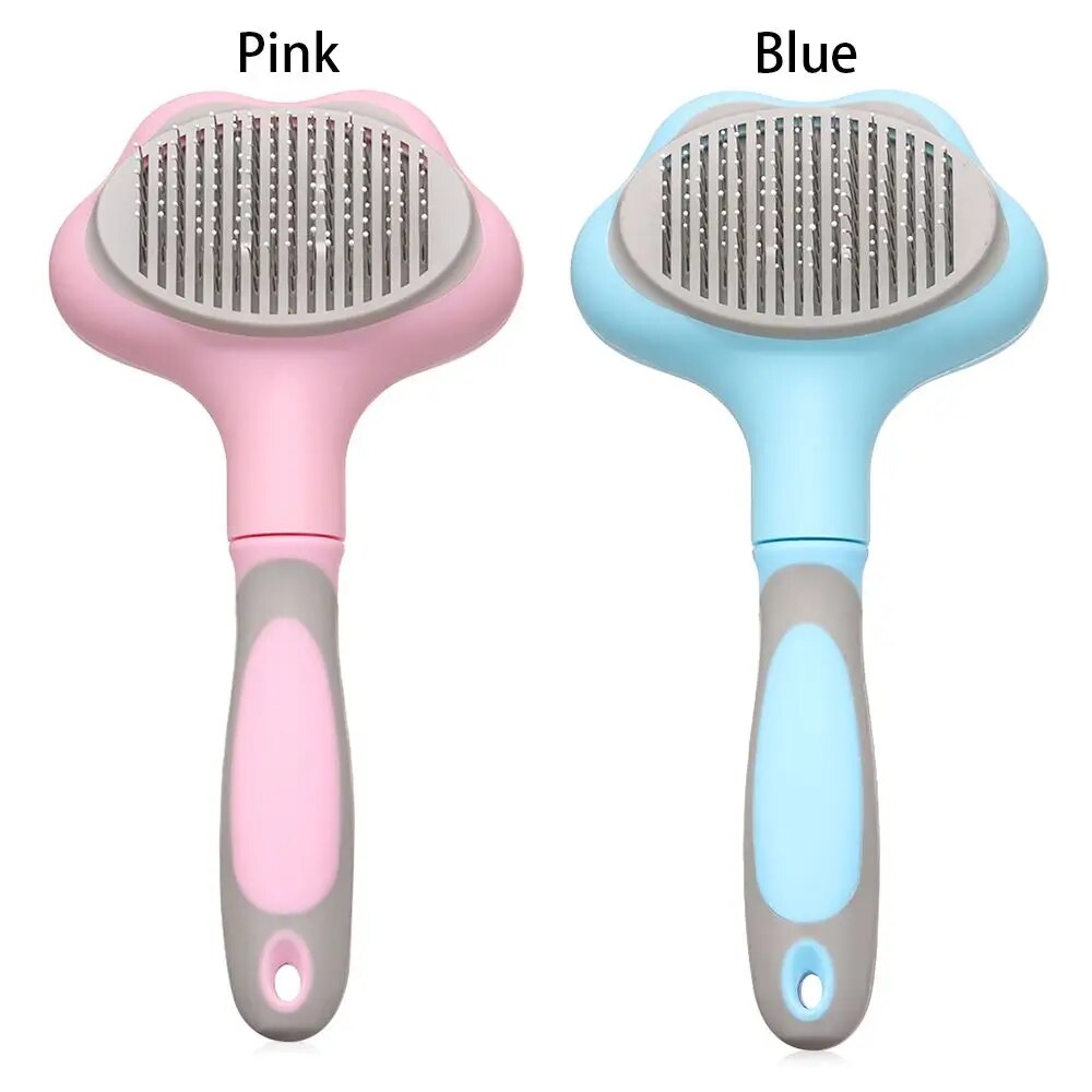 Self-cleaning Slicker Brush For Dogs And Cats Pet Grooming