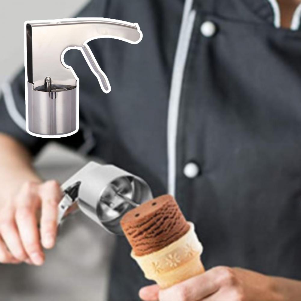 Cyclindrical Ice Cream Scoop with Trigger