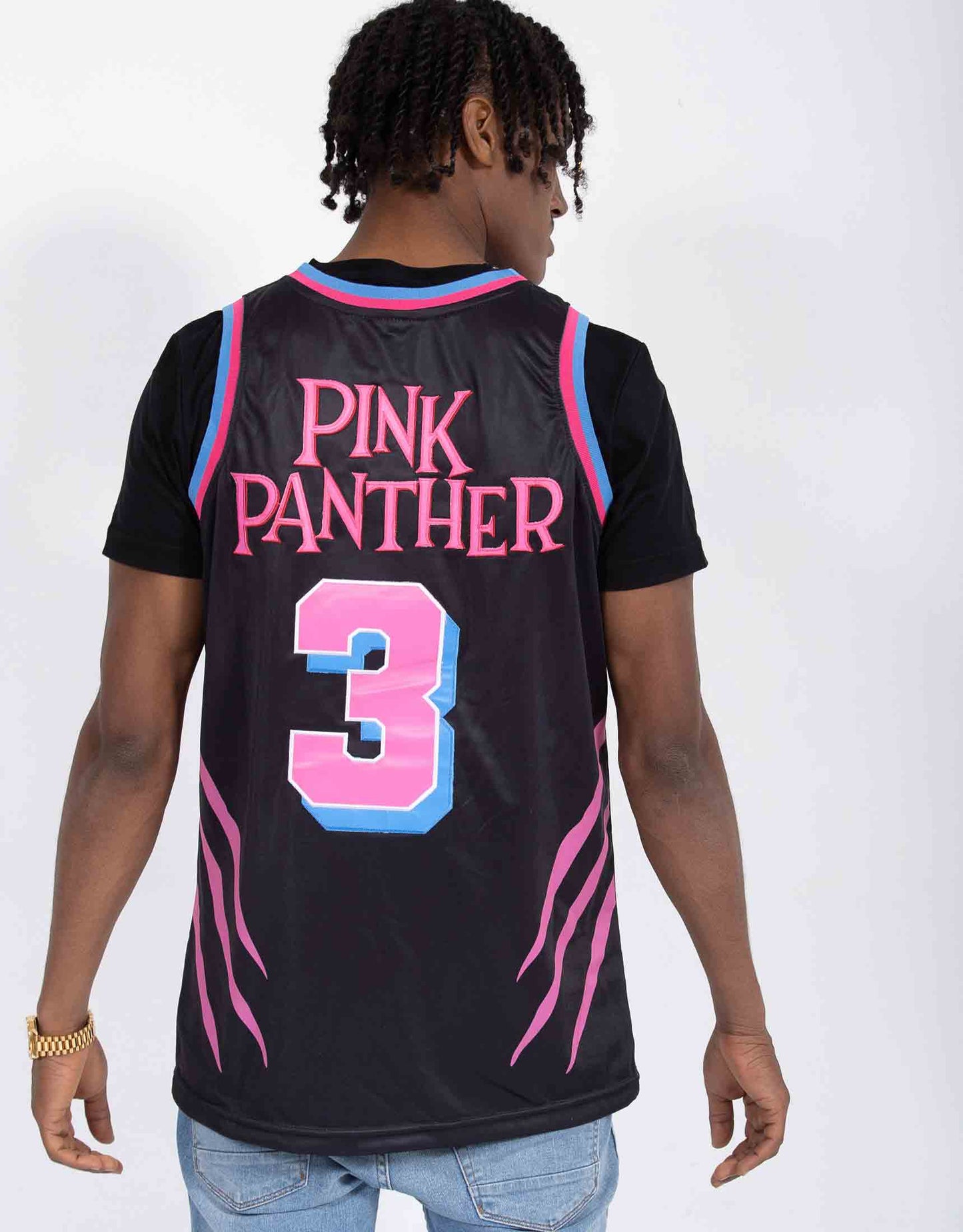 Miami X Pink Panther #3 Basketball Jersey