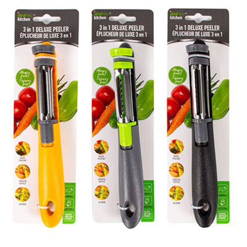 3 in 1 Deluxe Fruits and Vegetable Peeler