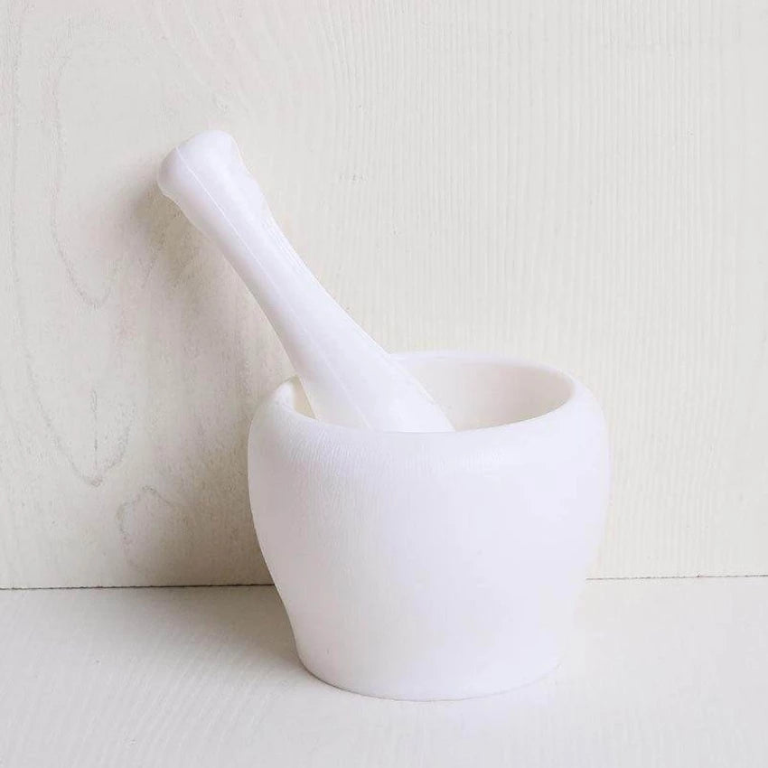 Mortar and Pestle Ideal Kitchen Solid PVC Food Grade Plastic Medicine Food Grinder