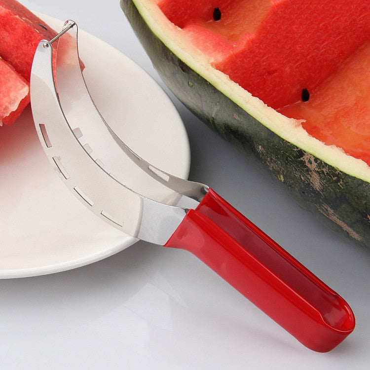 Watermelon Slicer Cutter Stainless Steel with Color Handle