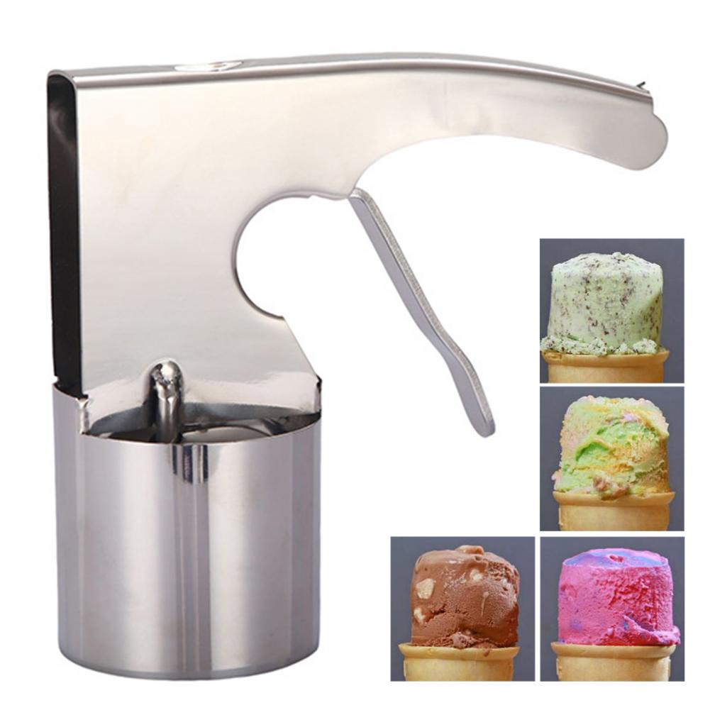 Cyclindrical Ice Cream Scoop with Trigger