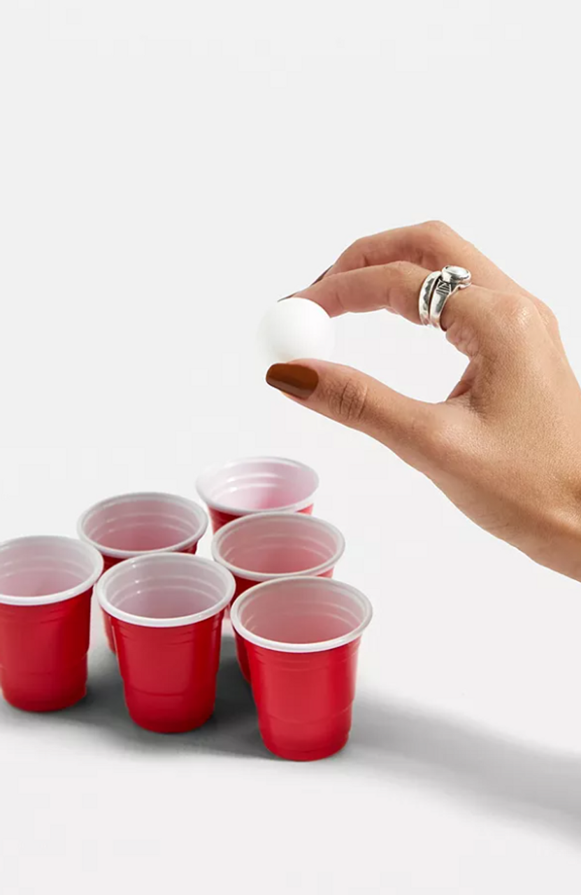 Worlds Smallest Beer Pong Party Game Set