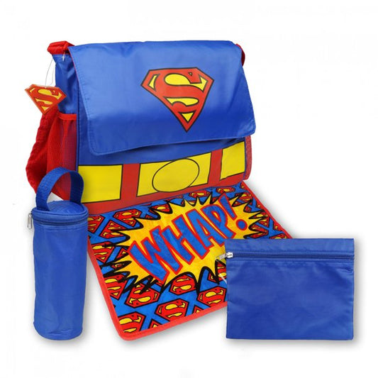 Superman Symbol 5-Piece Diaper Bag Set