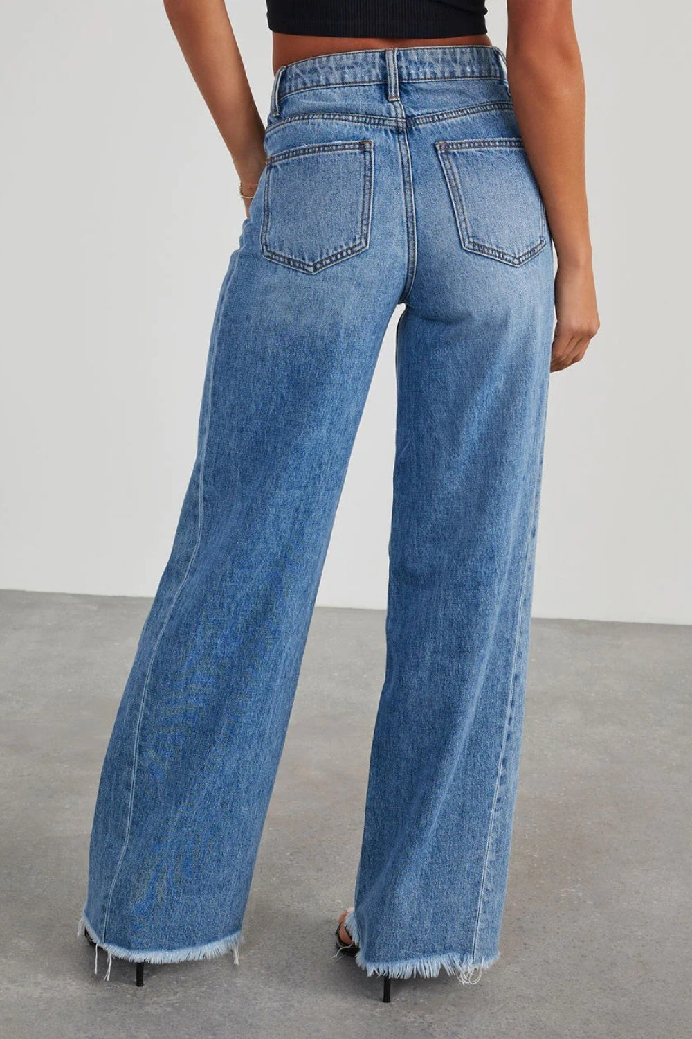 Fringe And Freedom Wide Leg Jeans