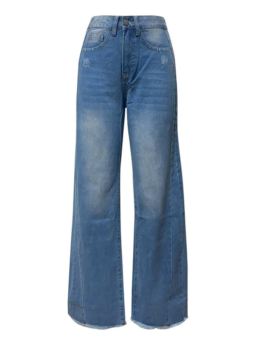 Fringe And Freedom Wide Leg Jeans