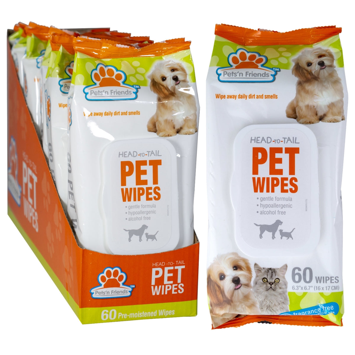 Head To Tail Pet Wipes