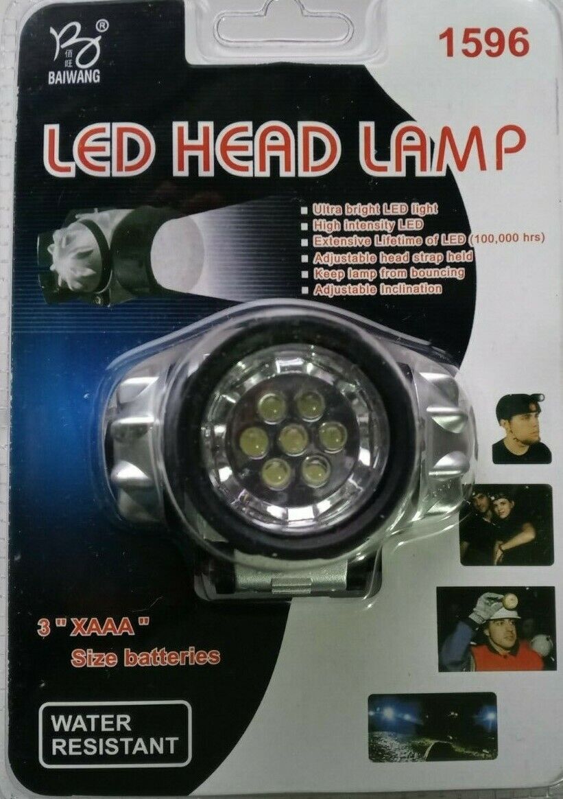 LED Headlamp Flashlight for Running, Camping, Reading, Fishing, Hunting, Walking